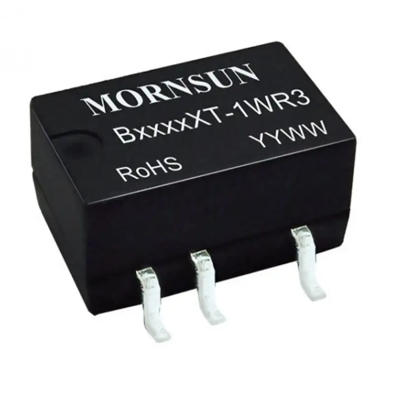 B0512XT-1WR3 Mornsun 5V to 12V DC-DC Converter 1W Power Supply Module - Compact SMD Package