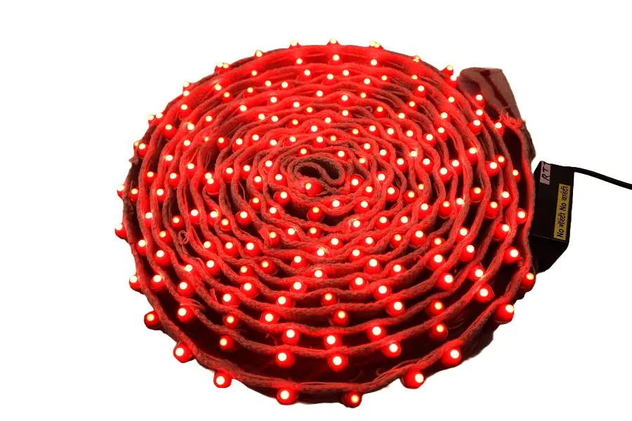 Red color Decorative Pixel Led Patta Belt Light 160 Buld 20meter