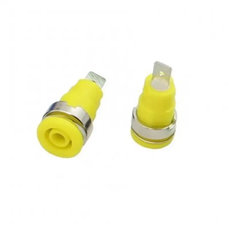 Type: A Yellow 4mm Banana Plug Jack Socket 1KV /MAX 32A