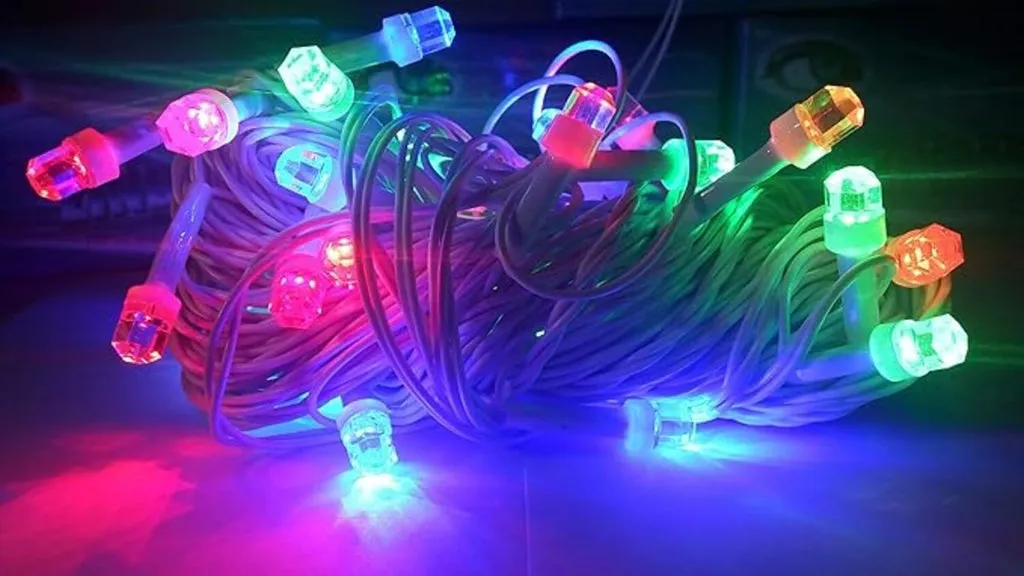 Diamond LED 8MM 50 Lamp Multi color 30Meter