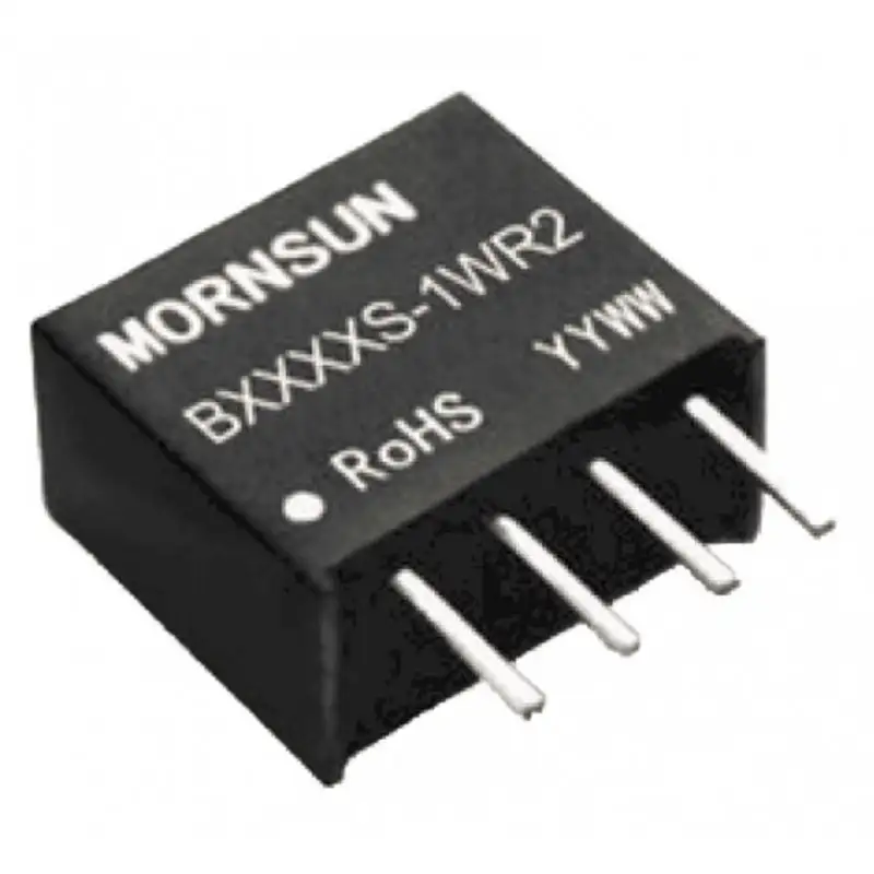 B0512S-1WR2 Mornsun 5V to 12V DC-DC Converter 1W Power Supply Module - Miniature SIP/DIP Package