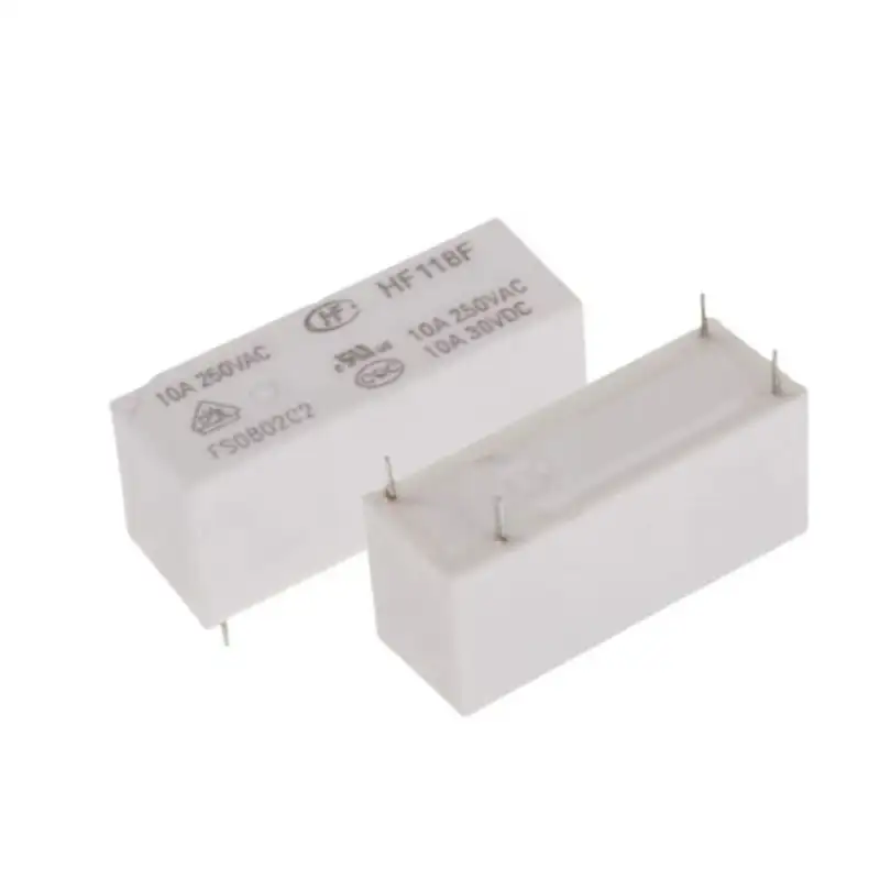 Hongfa 24V 10A DC HF118F/024-1D6 Series 4 Pins SPST High Power Relay